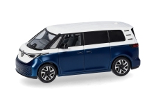 Herpa 431132-002 - H0 - VW ID. Buzz - metallic weiß/blau